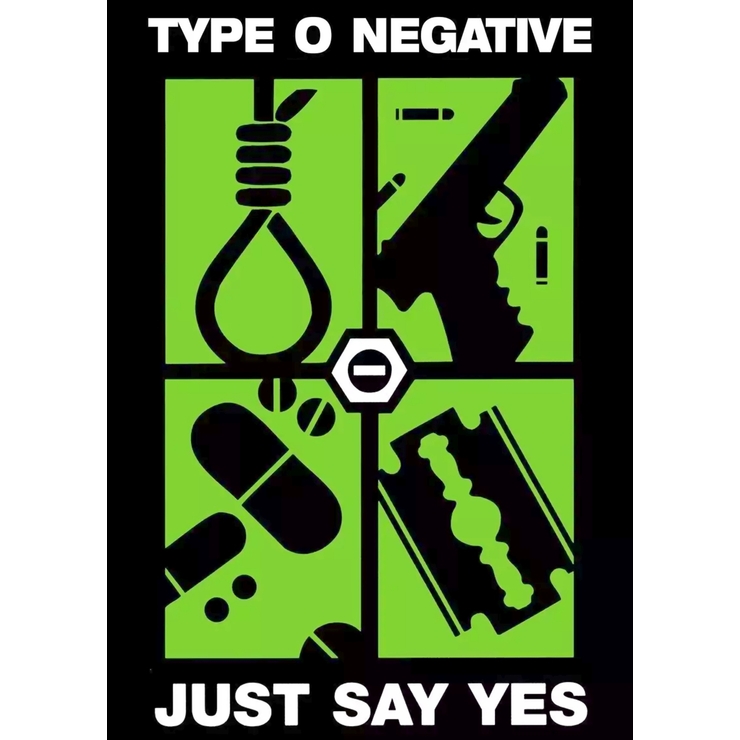 Плакат Type O Negative (Just Say Yes) Плакат Type O Negative (Just Say Yes)