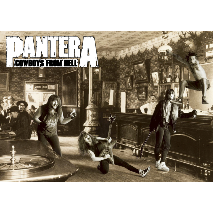 Плакат Pantera (Cowboys from Hell) Плакат Pantera (Cowboys from Hell)
