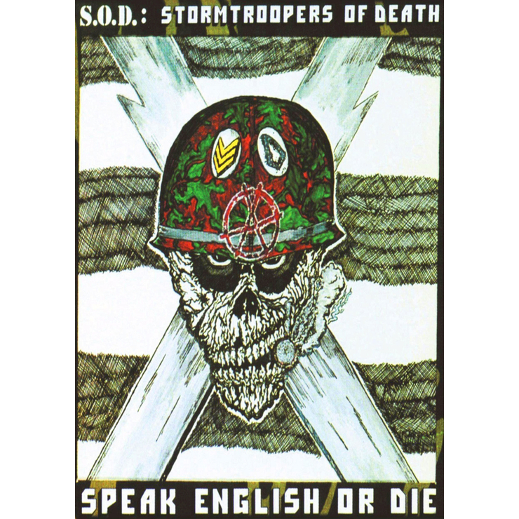 Плакат S.O.D. (Speak English or Die)
