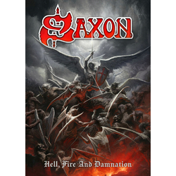 Плакат Saxon (Hell, Fire And Damnation) Плакат Saxon (Hell, Fire And Damnation)