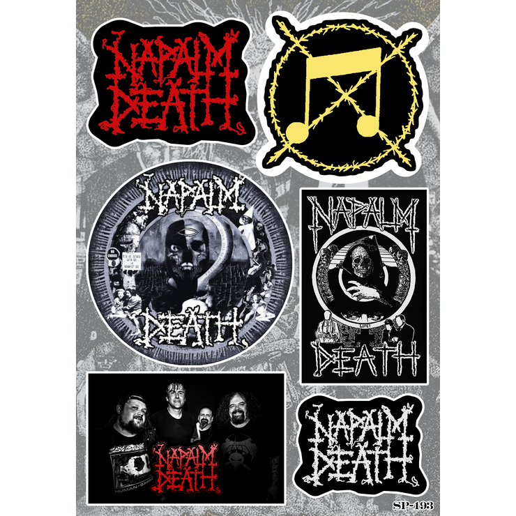 Стикерпак Napalm Death SP-193 Стикерпак Napalm Death SP-193