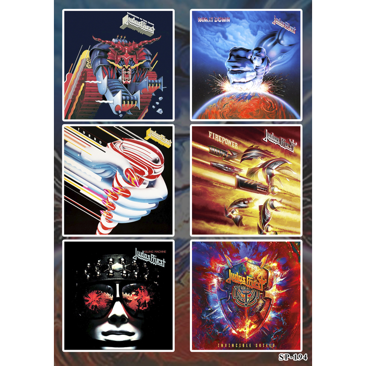 Стикерпак Judas Priest (album covers) SP-194 Стикерпак Judas Priest (album covers) SP-194