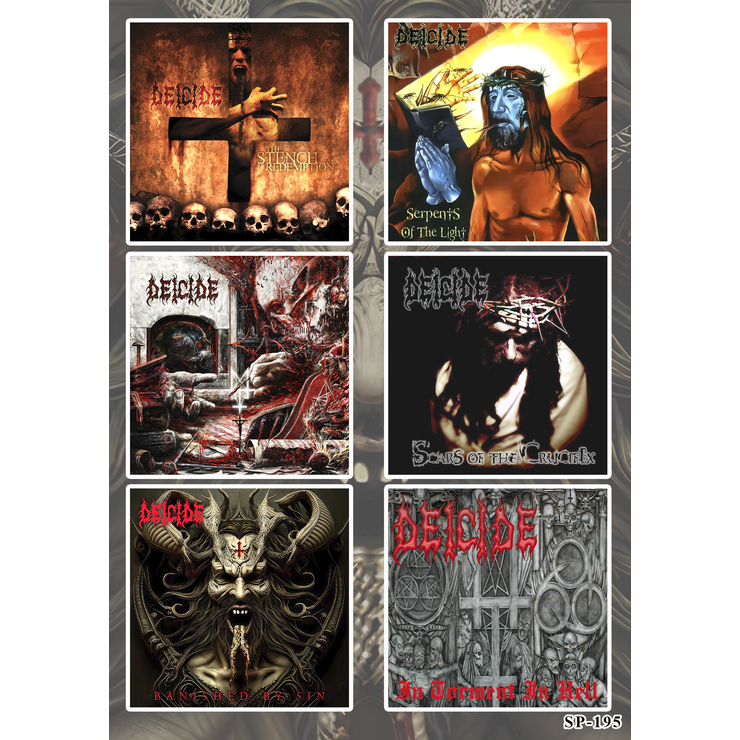 Стикерпак Deicide (album covers) SP-195 Стикерпак Deicide (album covers) SP-195