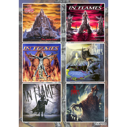 Стікерпак In Flames (album covers) SP-208 Стікерпак In Flames (album covers) SP-208