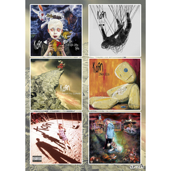 Стікерпак Korn (album covers) SP-215 Стікерпак Korn (album covers) SP-215