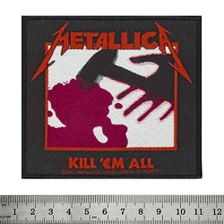 Нашивка ткана METALLICA - KILL EM ALL (ofp-150)