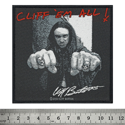 Нашивка ткана METALLICA - CLIFF 'EM ALL (ofp-151)