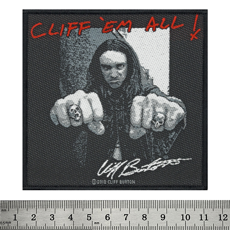Нашивка ткана METALLICA - CLIFF 'EM ALL (ofp-151)
