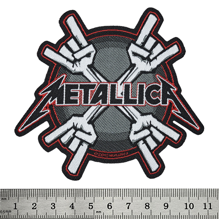 Нашивка ткана METALLICA - METAL HORNS (ofp-156) Нашивка ткана METALLICA - METAL HORNS (ofp-156)