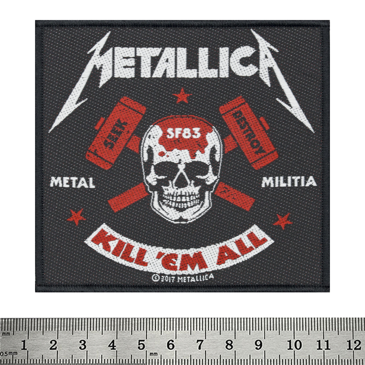 Нашивка ткана METALLICA - METAL MILITIA (ofp-163) Нашивка ткана METALLICA - METAL MILITIA (ofp-163)