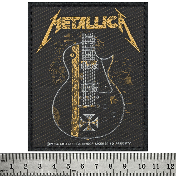 Нашивка тканая METALLICA - HETFIELD GUITAR (ofp-164) Нашивка тканая METALLICA - HETFIELD GUITAR (ofp-164)