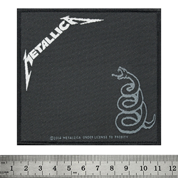Нашивка ткана METALLICA - BLACK ALBUM (ofp-165)