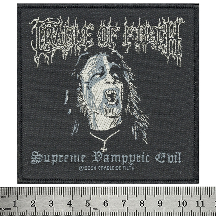Нашивка тканая CRADLE OF FILTH - SUPREME VAMPYRIC EVIL (ofp-166)
