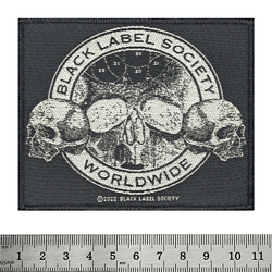 Нашивка ткана BLACK LABEL SOCIETY - SKULLS (ofp-169)