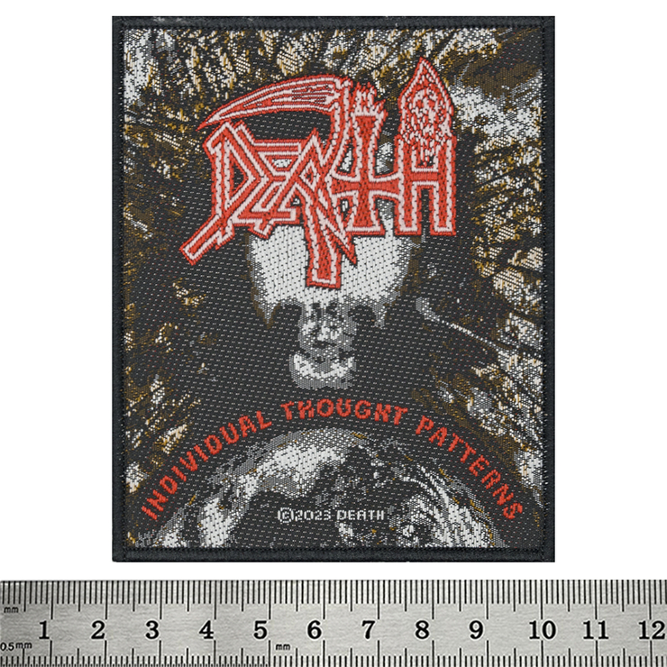 Нашивка тканая DEATH - INDIVIDUAL THOUGHT PATTERNS (ofp-179) Нашивка тканая DEATH - INDIVIDUAL THOUGHT PATTERNS (ofp-179)