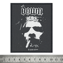 Нашивка тканая DOWN - LOGO/FACE (ofp-183)