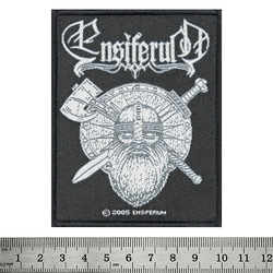 Нашивка тканая ENSIFERUM - SWORD & AXE (ofp-184) Нашивка тканая ENSIFERUM - SWORD & AXE (ofp-184)