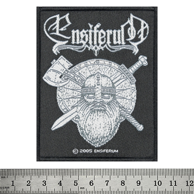 Нашивка тканая ENSIFERUM - SWORD & AXE (ofp-184) Нашивка тканая ENSIFERUM - SWORD & AXE (ofp-184)