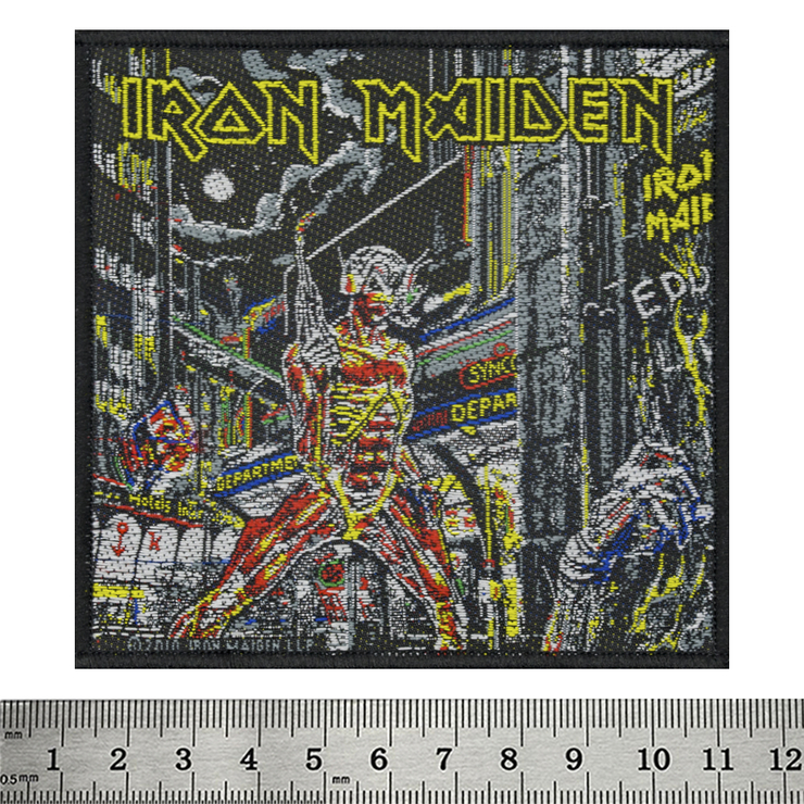 Нашивка тканая IRON MAIDEN - SOMEWHERE IN TIME (ofp-189)