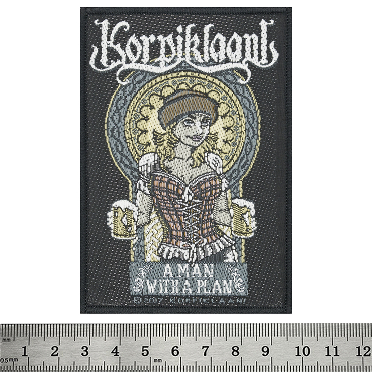 Нашивка тканая KORPIKLAANI - A MAN WITH A PLAN (ofp-194) Нашивка тканая KORPIKLAANI - A MAN WITH A PLAN (ofp-194)