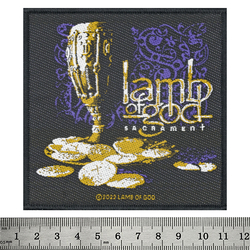 Нашивка тканая LAMB OF GOD - SACRAMENT (ofp-195)