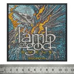 Нашивка тканая LAMB OF GOD - OMENS (ofp-196)