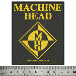 Нашивка тканая MACHINE HEAD - DIAMOND LOGO (ofp-199)
