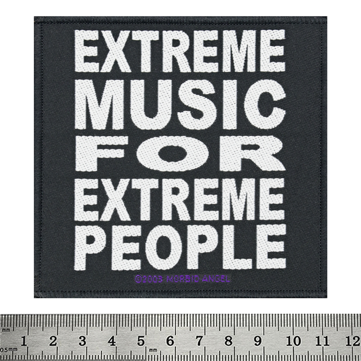 Нашивка ткана MORBID ANGEL - EXTREME MUSIC (ofp-203) Нашивка ткана MORBID ANGEL - EXTREME MUSIC (ofp-203)
