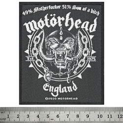 Нашивка ткана MOTORHEAD - BALL & CHAIN (ofp-211)