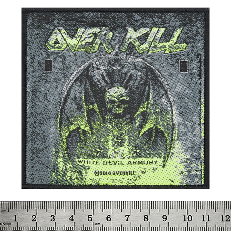 Нашивка ткана OVERKILL - WHITE DEVIL ARMORY (ofp-215)