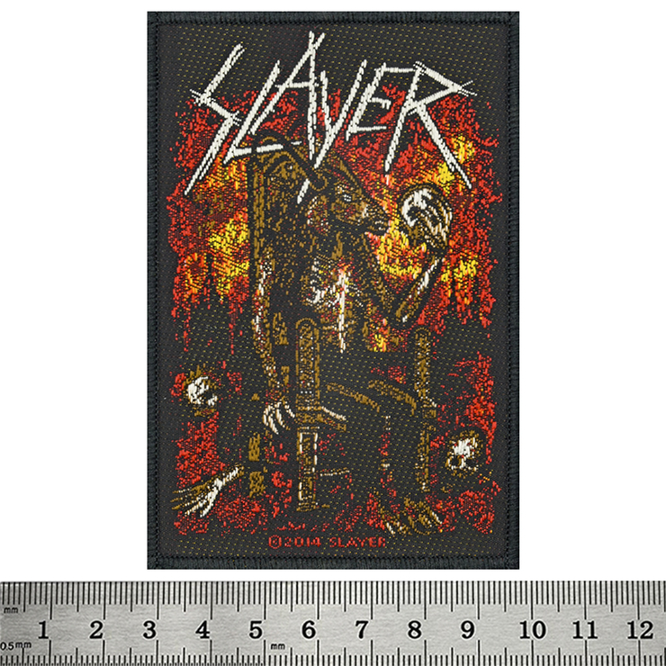 Нашивка тканая SLAYER - DEVIL ON THRONE (ofp-221) Нашивка тканая SLAYER - DEVIL ON THRONE (ofp-221)