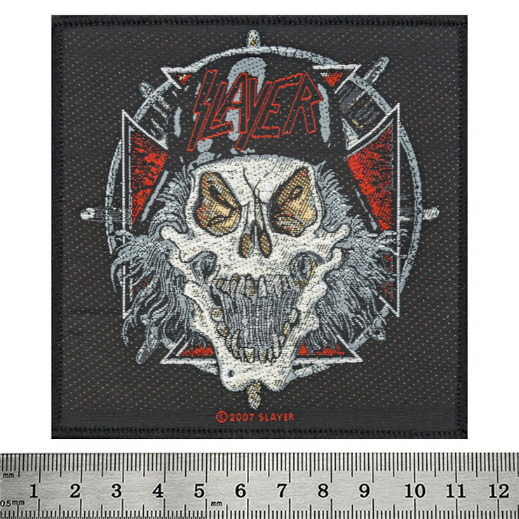 Нашивка тканая SLAYER - SLAYTANIC WEHRMACHT (ofp-222) Нашивка тканая SLAYER - SLAYTANIC WEHRMACHT (ofp-222)