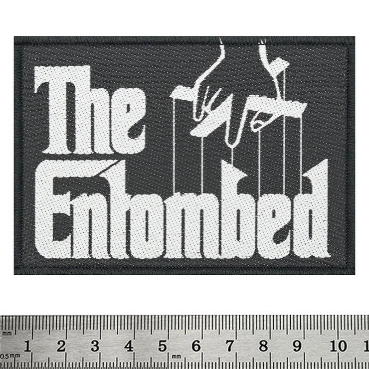 Нашивка тканая ENTOMBED - GODFATHER LOGO (ofp-224) Нашивка тканая ENTOMBED - GODFATHER LOGO (ofp-224)