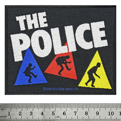 Нашивка тканая THE POLICE - TRIANGLES (ofp-225)