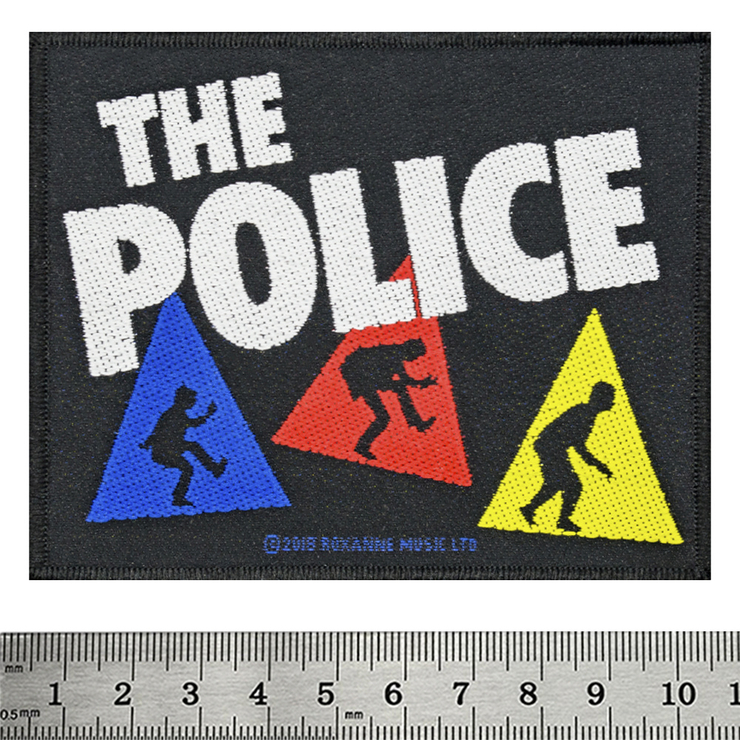 Нашивка тканая THE POLICE - TRIANGLES (ofp-225) Нашивка тканая THE POLICE - TRIANGLES (ofp-225)