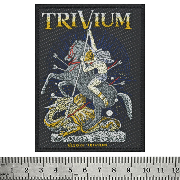 Нашивка тканая TRIVIUM - IN THE COURT OF THE DRAGON (ofp-228) Нашивка тканая TRIVIUM - IN THE COURT OF THE DRAGON (ofp-228)