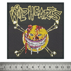 Нашивка тканая THE WILDHEARTS - SMILEY FACE (ofp-235)