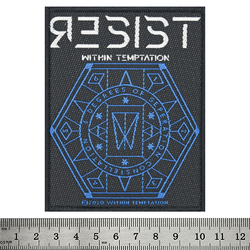 Нашивка тканая WITHIN TEMPTATION - RESIST HEXAGON (ofp-236)