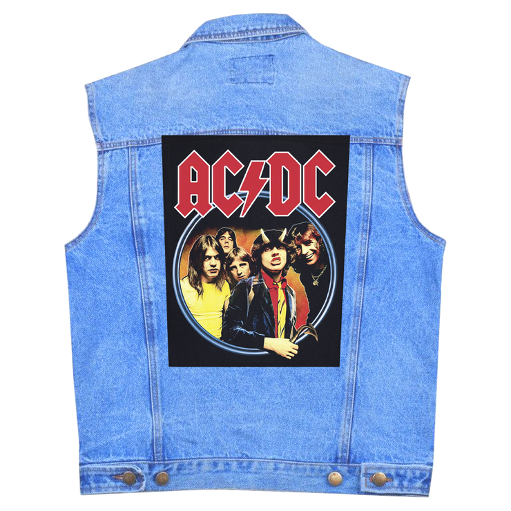 Нашивка наспинная катаная AC/DC - HIGHWAY TO HELL (olbp-051)