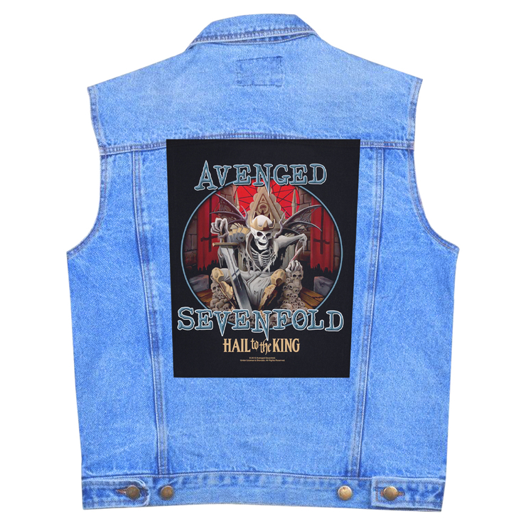 Нашивка наспинна катана AVENGED SEVENFOLD - HAIL TO THE KING (olbp-054)