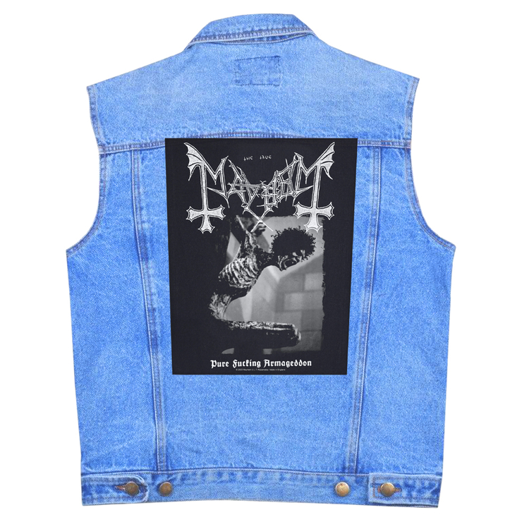 Нашивка наспинная катаная MAYHEM - PURE FUCKING ARMAGEDDON (olbp-064)