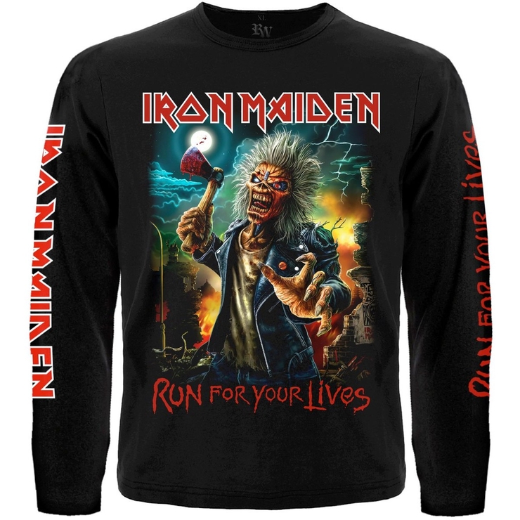 Футболка з довгим рукавом Iron Maiden "Run For Your Lives" Футболка з довгим рукавом Iron Maiden "Run For Your Lives"