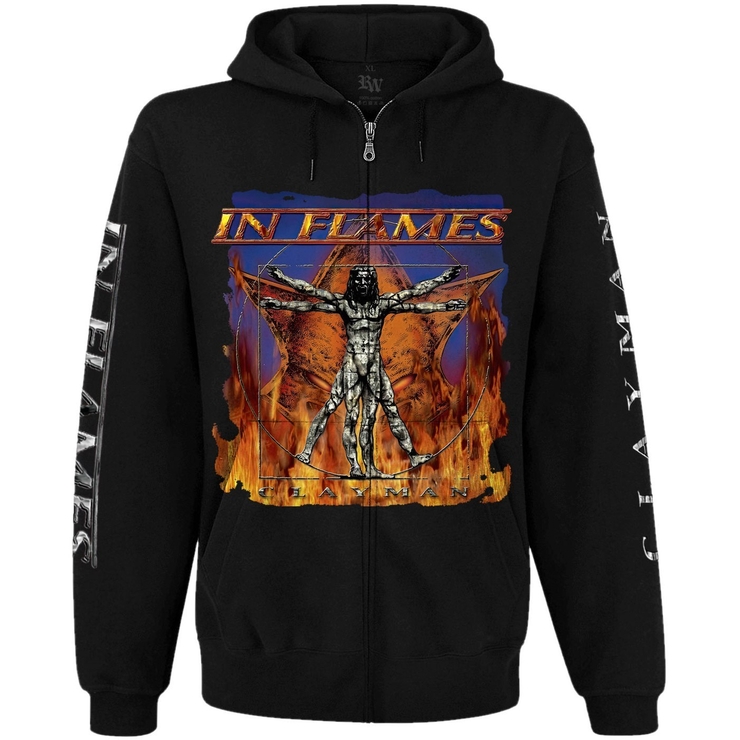Худи In Flames "Clayman" на молнии Худи In Flames "Clayman" на молнии