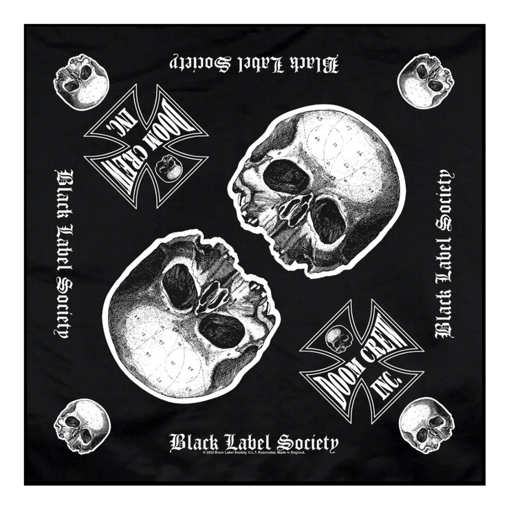 Бандана BLACK LABEL SOCIETY - DOOM CREW (olb-015) Бандана BLACK LABEL SOCIETY - DOOM CREW (olb-015)
