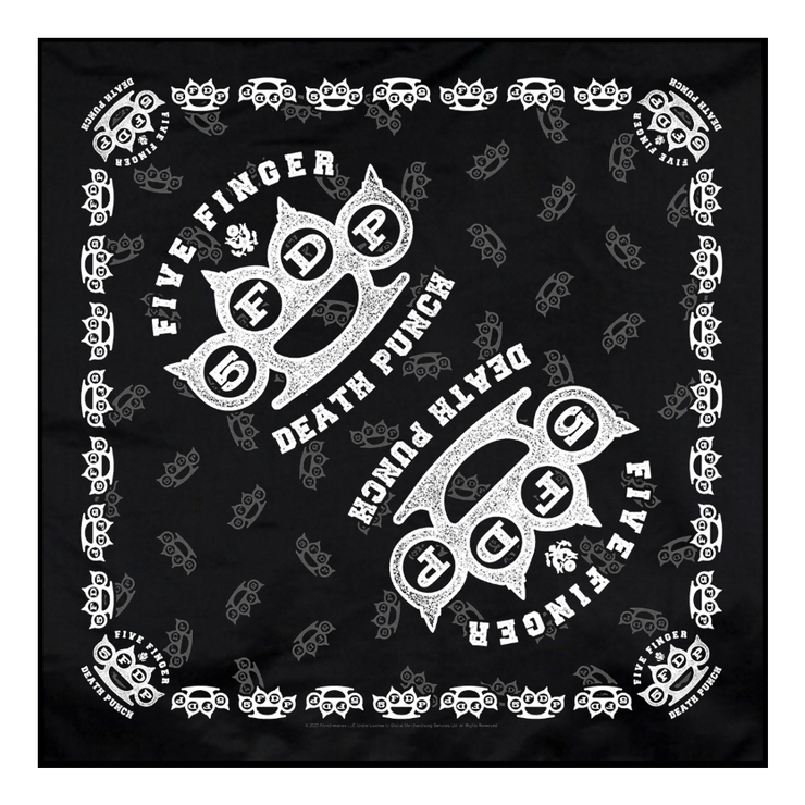 Бандана FIVE FINGER DEATH PUNCH - KNUCKLES (olb-021) Бандана FIVE FINGER DEATH PUNCH - KNUCKLES (olb-021)