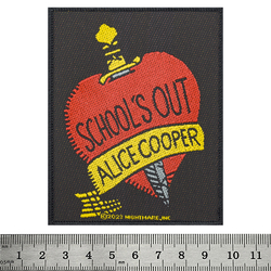 Нашивка тканая ALICE COOPER - SCHOOL'S OUT (ofp-238) Нашивка тканая ALICE COOPER - SCHOOL'S OUT (ofp-238)