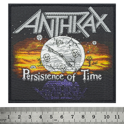 Нашивка ткана ANTHRAX - PERSISTENCE OF TIME (ofp-239)