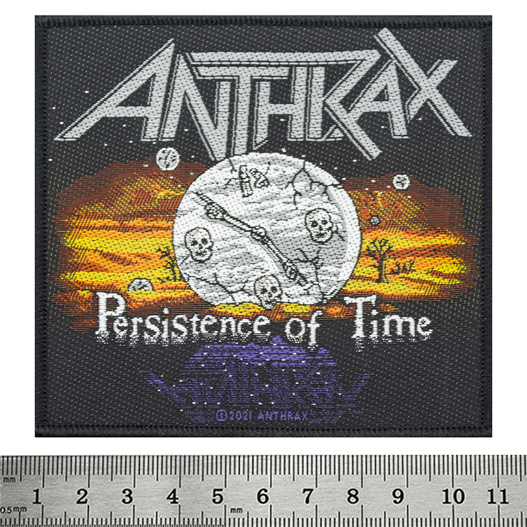 Нашивка тканая ANTHRAX - PERSISTENCE OF TIME (ofp-239) Нашивка тканая ANTHRAX - PERSISTENCE OF TIME (ofp-239)