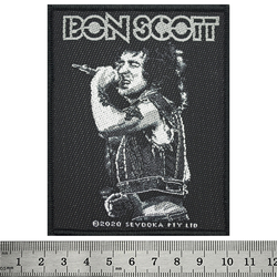 Нашивка тканая BON SCOTT - BON SCOTT (ofp-244)