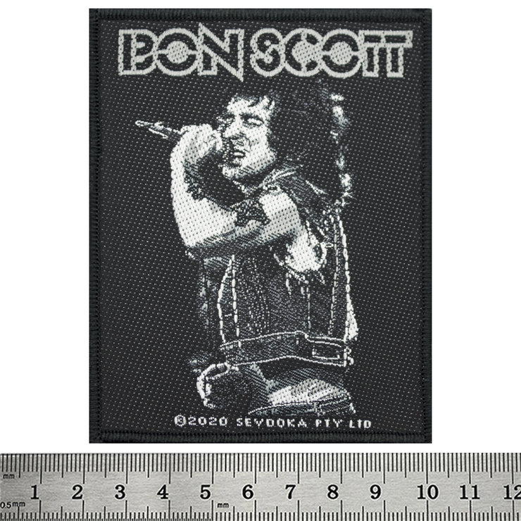 Нашивка тканая BON SCOTT - BON SCOTT (ofp-244)